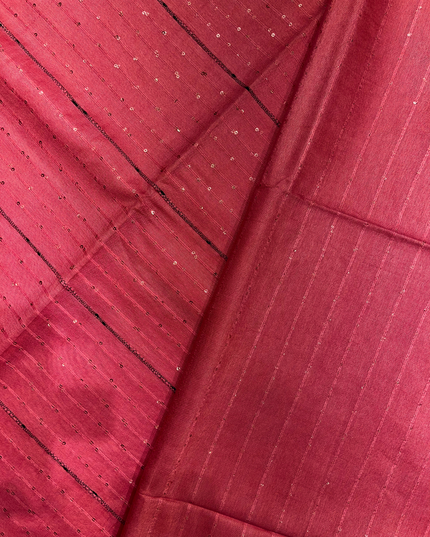 Baby Pink Bhagalpuri Silk Saree – Soft Pastel Handloom Elegance