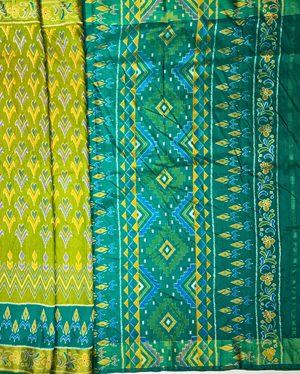 Raw Silk Patola Print Saree