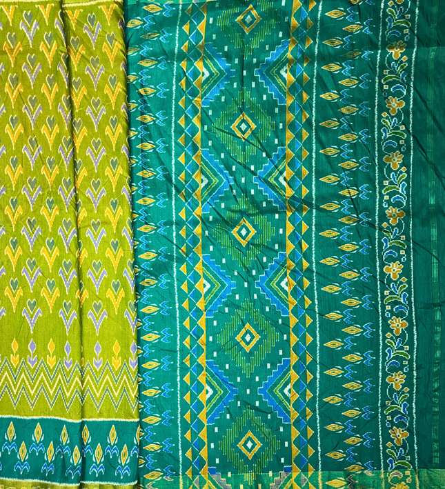Raw Silk Patola Print Saree