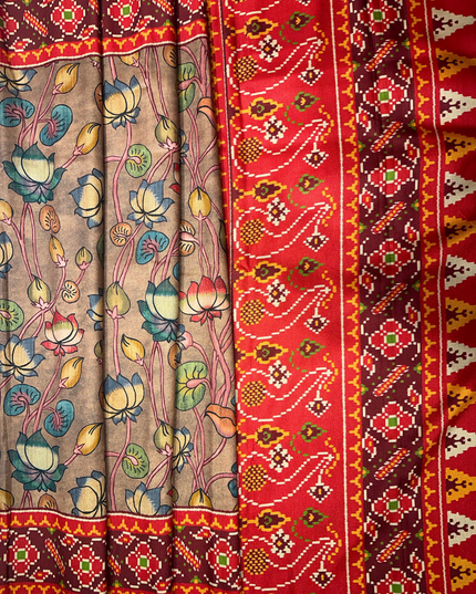 Raw silk - Ikkat print