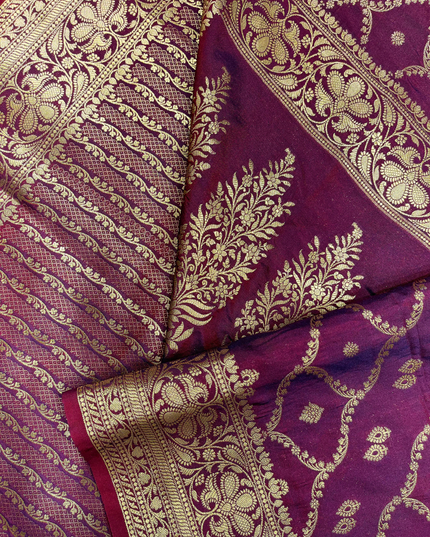 Raw Silk Zari Border Saree