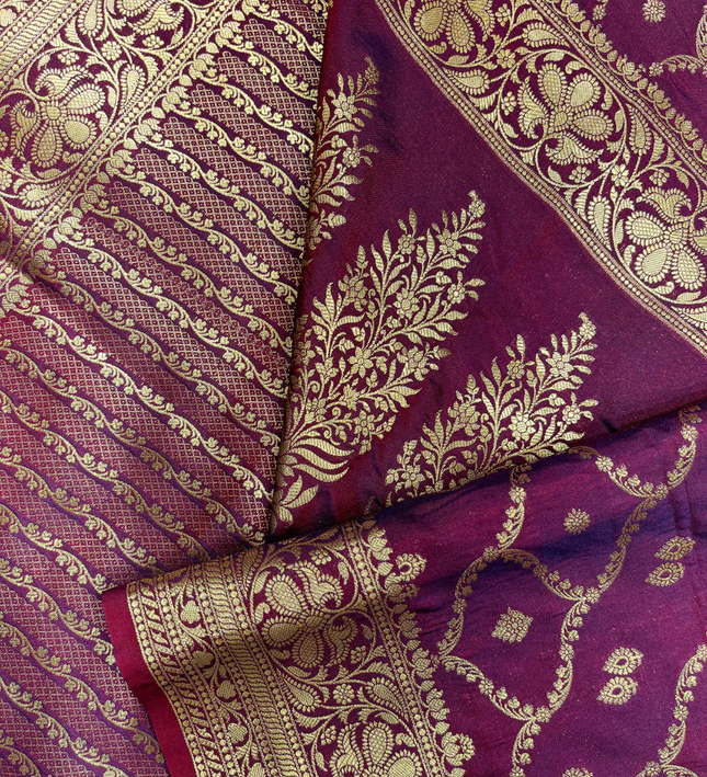Raw Silk Zari Border Saree