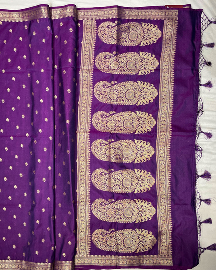 Soft Silk Zari Bhutta Saree