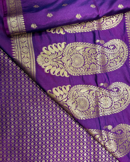 Soft Silk Zari Bhutta Saree