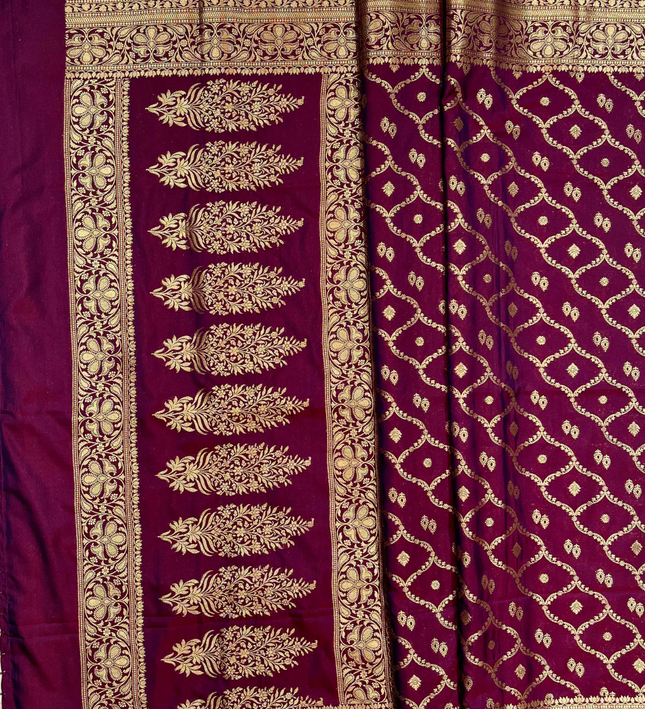 Raw Silk Zari Border Saree