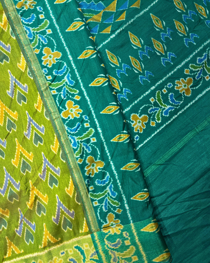 Raw Silk Patola Print Saree