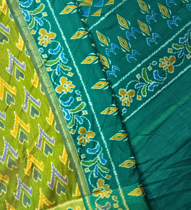 Raw Silk Patola Print Saree